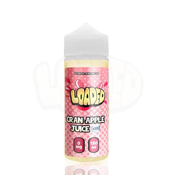 CRANBERRY APPLE ICED JUICE E LIQUID BY LOADED 100ML 70VG