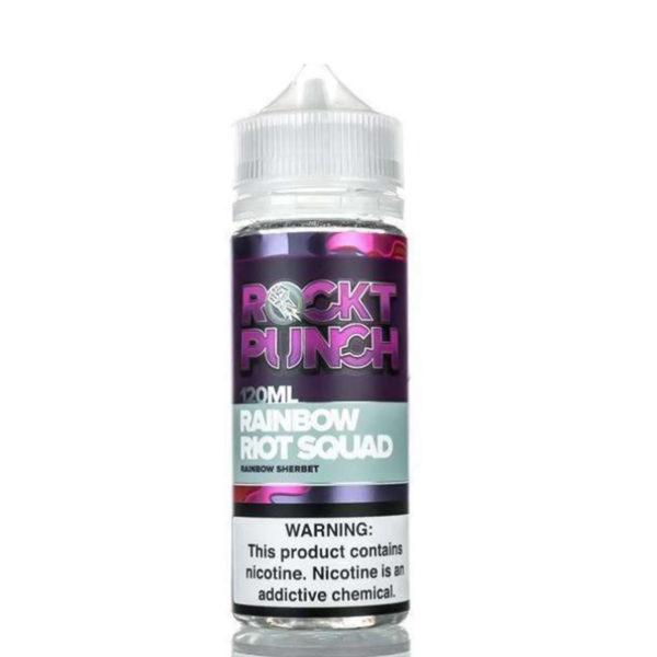 RAINBOW RIOT SQUAD E LIQUID BY OKVMI - ROCKT PUNCH 100ML 70VG