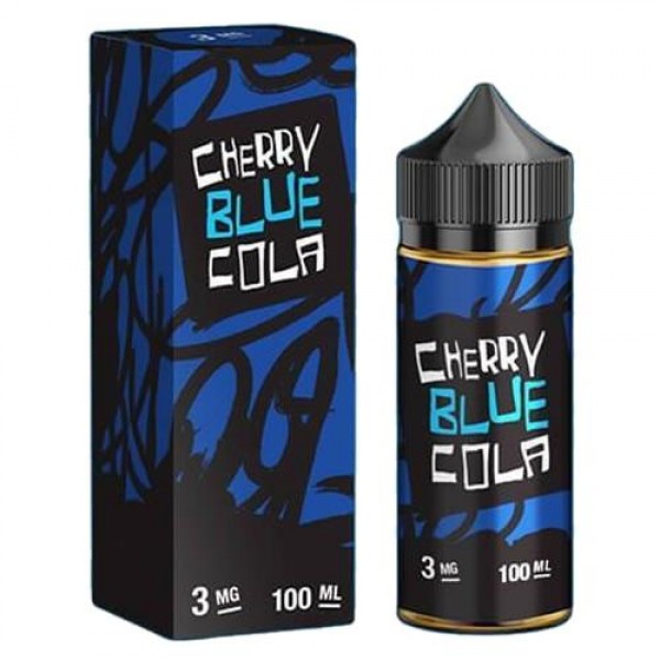 CHERRY BLUE COLA E LIQUID BY JUICE MAN 100ML 70VG