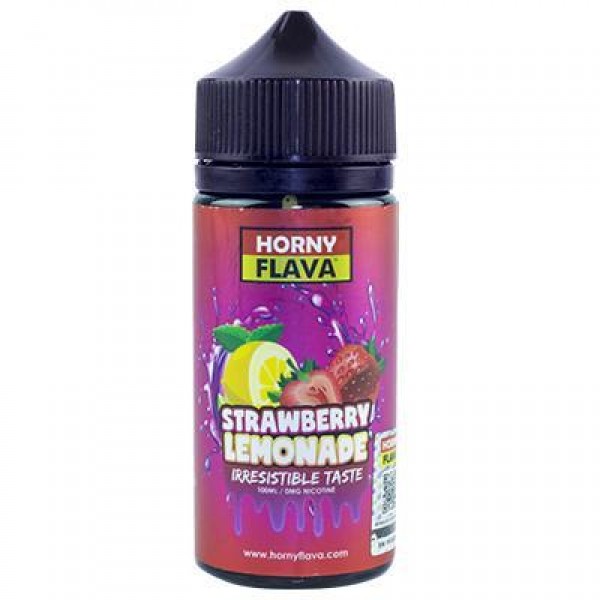 STRAWBERRY LEMONADE E LIQUID BY HORNY FLAVA 100ML 70VG