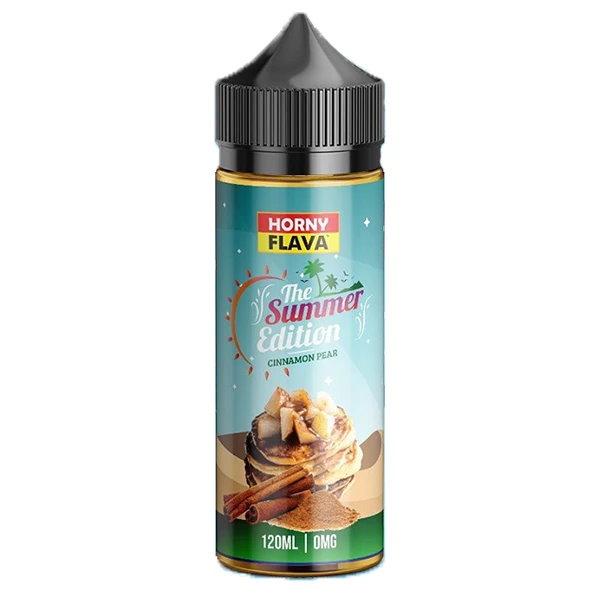 CINNAMON PEAR THE SUMMER EDITION E LIQUID BY HORNY FLAVA 100ML 70VG