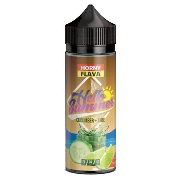 CUCUMBER AND LIME THE SUMMER EDITION E LIQUID BY HORNY FLAVA 100ML 70VG