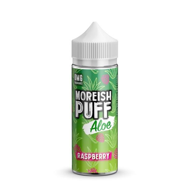 RASPBERRY E LIQUID BY MOREISH PUFF - ALOE 100ML 70VG