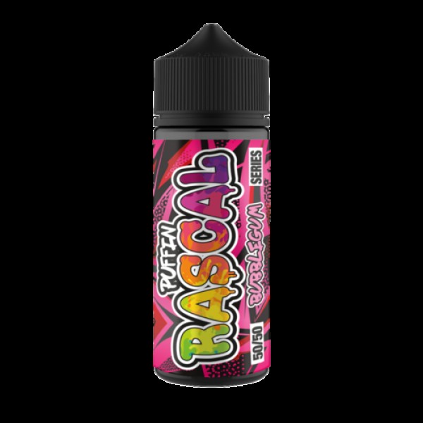 BUBBLEGUM E LIQUID BY PUFFIN RASCAL 100ML 50VG