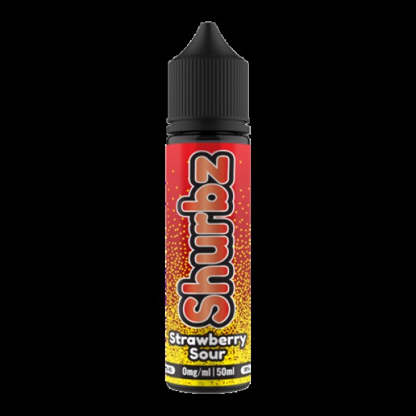 STRAWBERRY SOUR E LIQUID BY SHURBZ 50ML 70VG