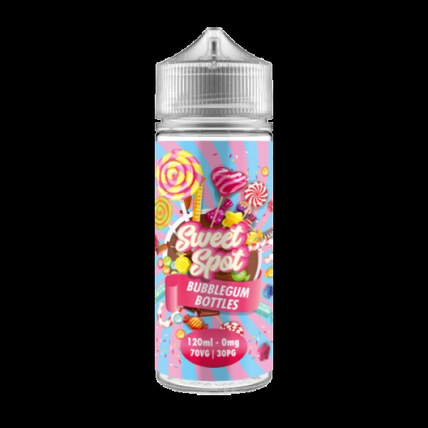 BUBBLEGUM BOTTLES E LIQUID BY SWEET SPOT 100ML 70VG