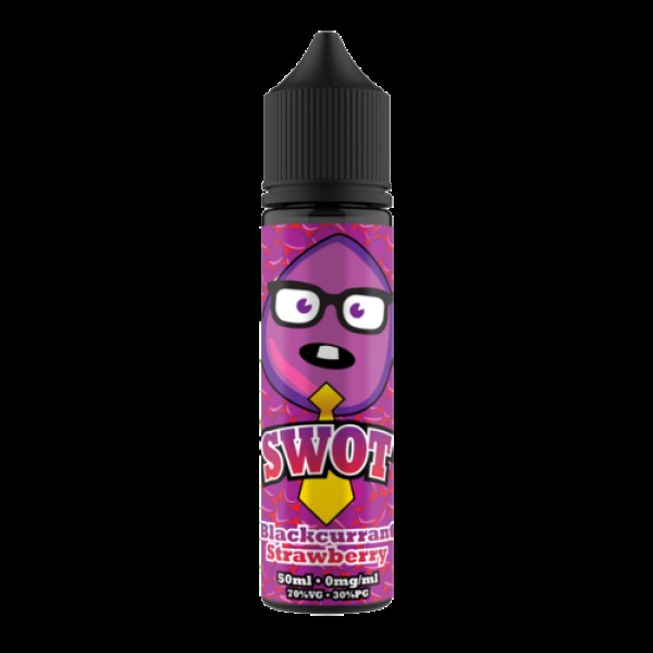 BLACKCURRANT STRAWBERRY E LIQUID BY SWOT 50ML 70VG