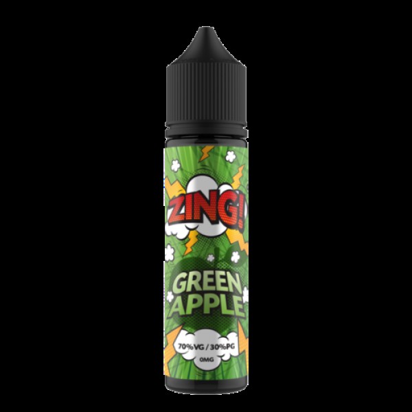 GREEN APPLE E LIQUID BY ZING! 50ML 70VG