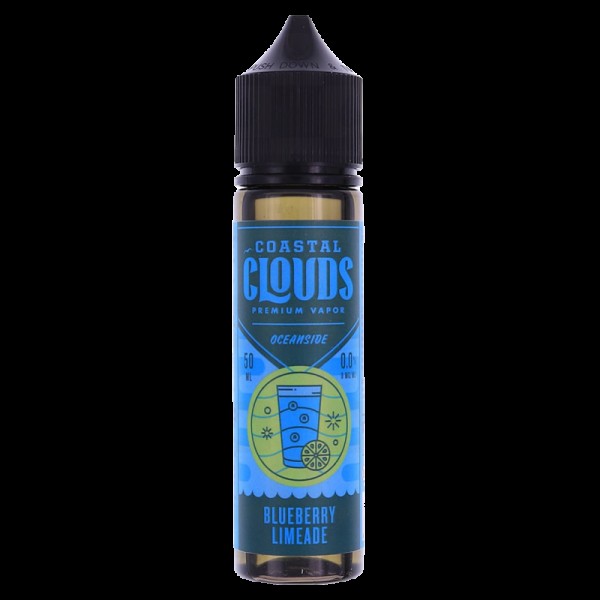 BLUEBERRY LIMEADE E LIQUID BY COASTAL CLOUDS - OCEANSIDE 50ML 70VG