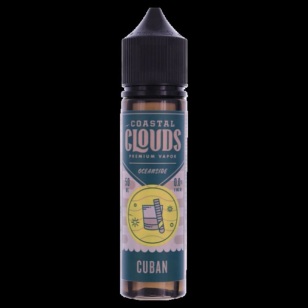 CUBAN E LIQUID BY COASTAL CLOUDS - OCEANSIDE 50ML 70VG