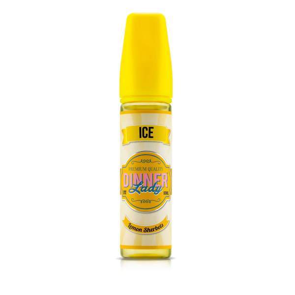 LEMON SHERBETS ICE E LIQUID BY DINNER LADY - ICE 50ML 70VG