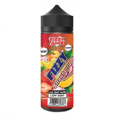 FIZZY STRAWBERRY PEACH E LIQUID BY FIZZY JUICE - MOHAWK & CO 100ML 70VG