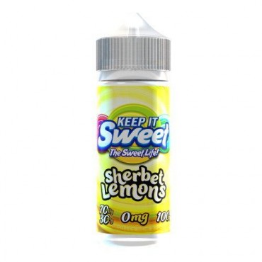 SHERBET LEMONS E LIQUID BY KEEP IT SWEET 100ML 70VG