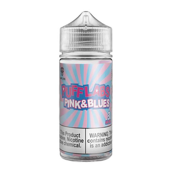 PINK & BLUES E LIQUID BY PUFF LABS 100ML 70VG