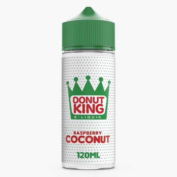 RASPBERRY COCONUT E LIQUID BY DONUT KING  100ML 70VG