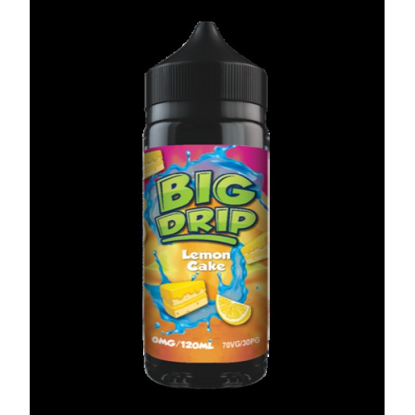 LEMON CAKE E LIQUID BY BIG DRIP - DOOZY VAPE 100ML 70VG