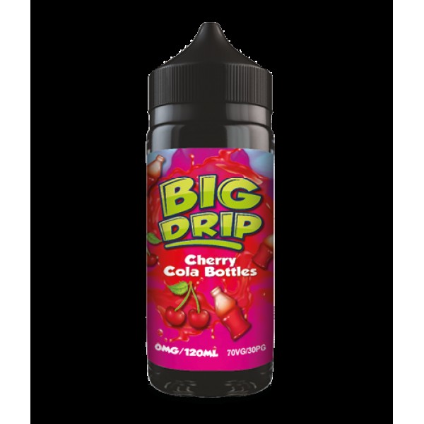 CHERRY COLA BOTTLES E LIQUID BY BIG DRIP - DOOZY VAPE 100ML 70VG