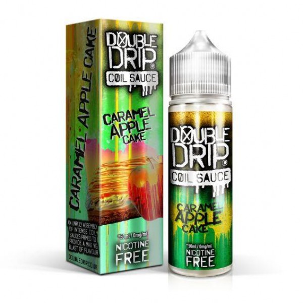 CARAMEL APPLE CAKE E LIQUID BY DOUBLE DRIP 50ML 80VG