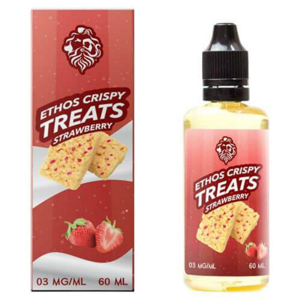 STRAWBERRY CRISPY E LIQUID BY ETHOS - CRISPY TREATS 50ML 75VG