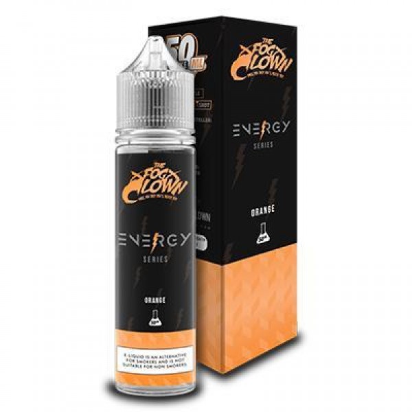 ORANGE E LIQUID ENERGY SERIES BY FOG CLOWN 50ML 70VG