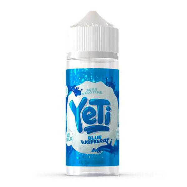 BLUE RASPBERRY E LIQUID BY YETI E LIQUIDS 100ML 70VG