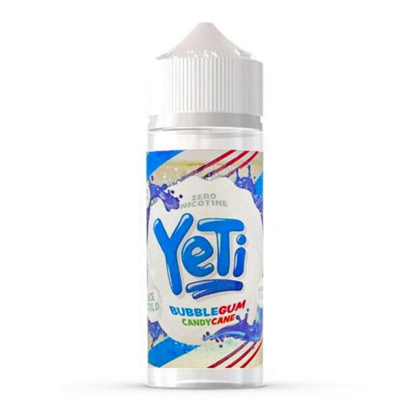 BUBBLEGUM CANDY CANE E LIQUID BY YETI E LIQUIDS 100ML 70VG