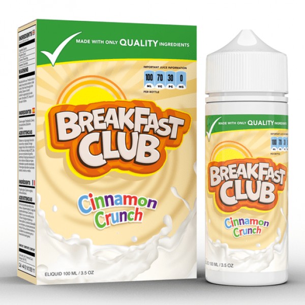 CINNAMON CRUNCH E LIQUID BY BREAKFAST CLUB 100ML 70VG