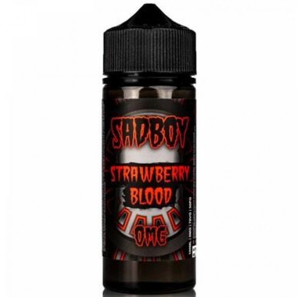 STRAWBERRY BLOOD E LIQUID BY SADBOY E LIQUID 100ML 75VG