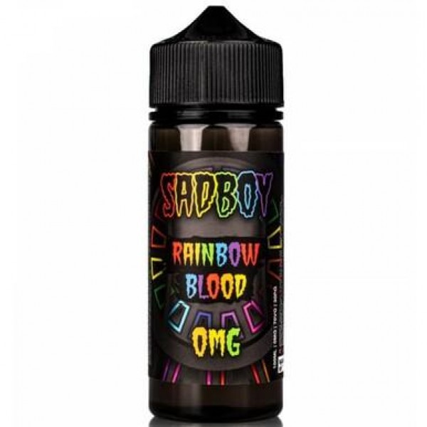 RAINBOW BLOOD E LIQUID BY SADBOY E LIQUID 100ML 75VG