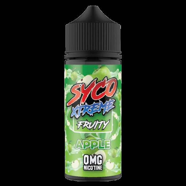 FRUITY APPLE E LIQUID BY SYCO XTREME CHILL 100ML 80VG