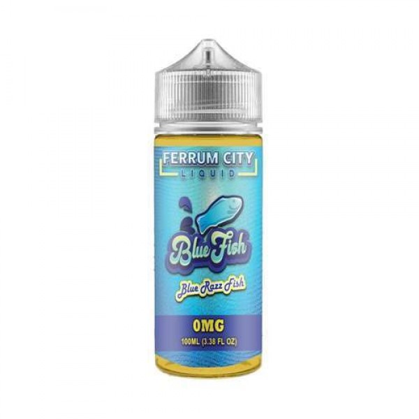 BLUE FISH E LIQUID BY FERRUM CITY E LIQUID 100ML 70VG