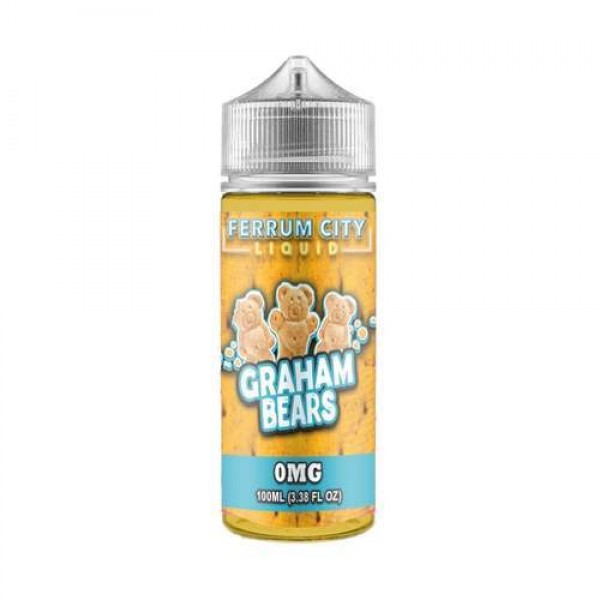 GRAHAM BEARS E LIQUID BY FERRUM CITY E LIQUID 100ML 70VG