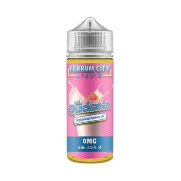 THE QUICKNESS BY FERRUM CITY E LIQUID 100ML 70VG