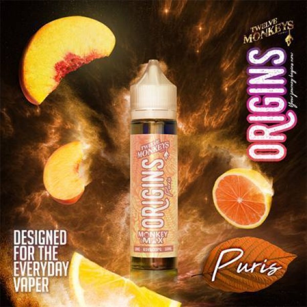 PURIS ORIGINS E LIQUID BY 12 MONKEYS 50ML 65VG