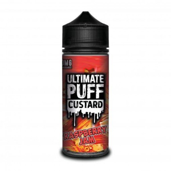 RASPBERRY JAM CRUSH E LIQUID BY ULTIMATE PUFF CUSTARD 100ML 70VG