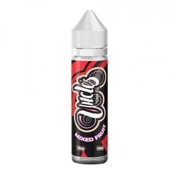 MIXED FRUIT E LIQUID BY UNCLES VAPE CO 50ML 70VG