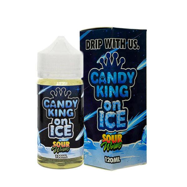 SOUR WORMS ON ICE E LIQUID BY CANDY KING 100ML 70VG