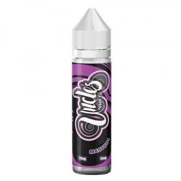 MENTHOL E LIQUID BY UNCLES VAPE CO 50ML 70VG