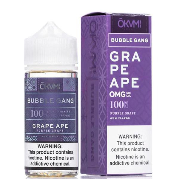 GRAPE APE E LIQUID BY OKVMI - BUBBLE GANG 100ML 70VG