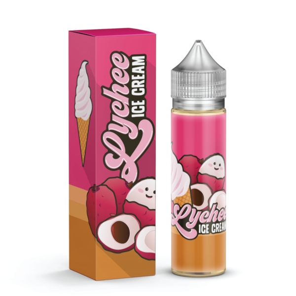 LYCHEE ICE CREAM E LIQUID BY MARINA VAPES 50ML 70VG