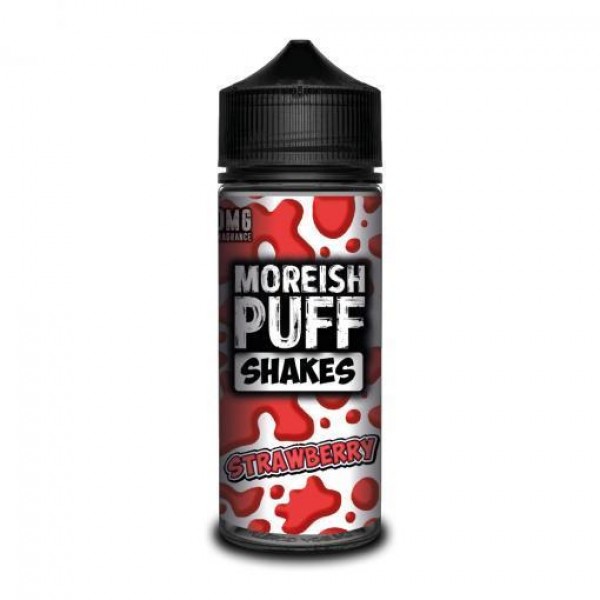 STRAWBERRY E LIQUID BY MOREISH PUFF - SHAKES 100ML 70VG