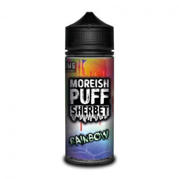 RAINBOW E LIQUID BY MOREISH PUFF - SHERBET 100ML 70VG