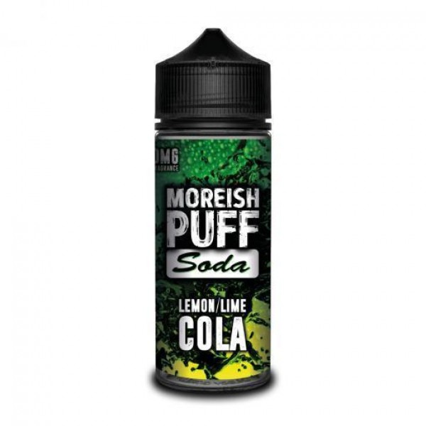 LEMON & LIME COLA E LIQUID BY MOREISH PUFF - SODA 100ML 70VG