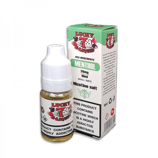 MENTHOL NICOTINE SALT E-LIQUID BY LUCKY 7