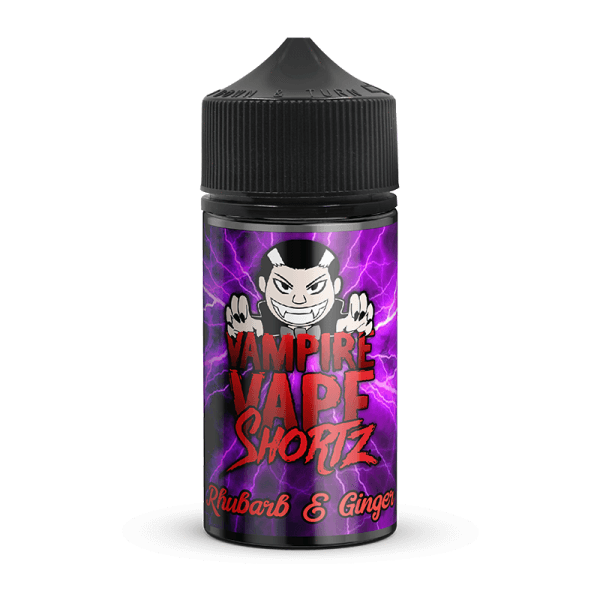 RHUBARB AND GINGER E LIQUID BY VAMPIRE VAPE SHORTZ 50ML 70VG