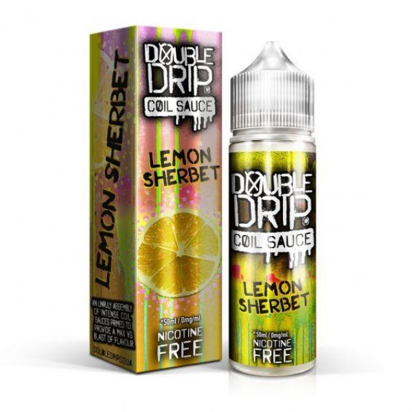 LEMON SHERBET E LIQUID BY DOUBLE DRIP 50ML 80VG