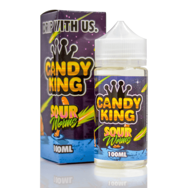 SOUR WORMS E LIQUID BY CANDY KING 100ML 70VG