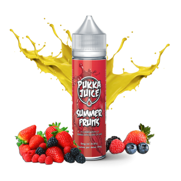 SUMMER FRUITS E LIQUID BY PUKKA JUICE 50ML 70VG