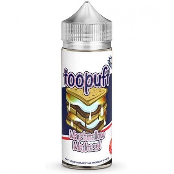 MARSHMALLOW MADNESS E LIQUID BY FOOD FIGHTER JUICE - TOO PUFT 100ML 80VG