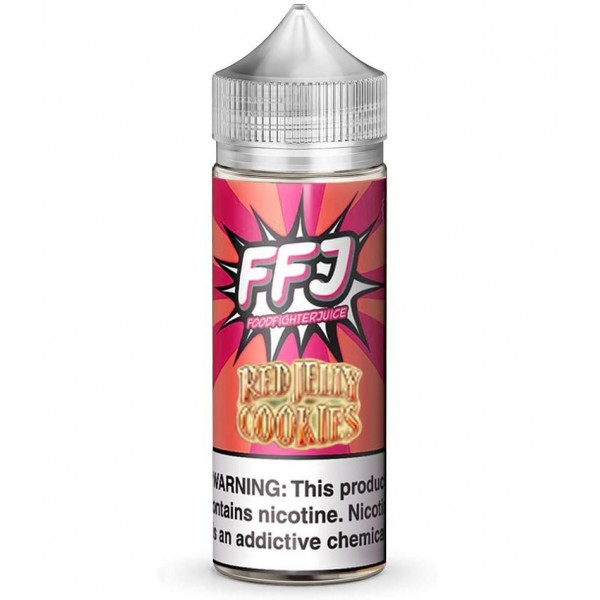 KRISPIE RED JELLY COOKIES E LIQUID BY FOOD FIGHTER JUICE 100ML 80VG